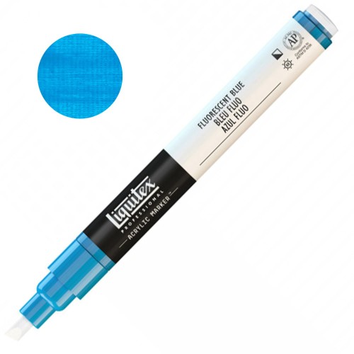 Pisak akrylowy Liquitex Paint Marker 2 mm - 0984 Fluorescent blue