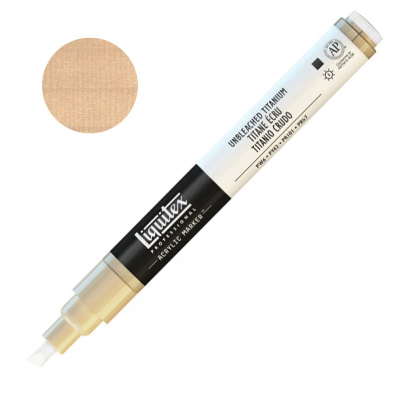 Liquitex Paint Marker 2 mm - 0434 Unbleached titanium