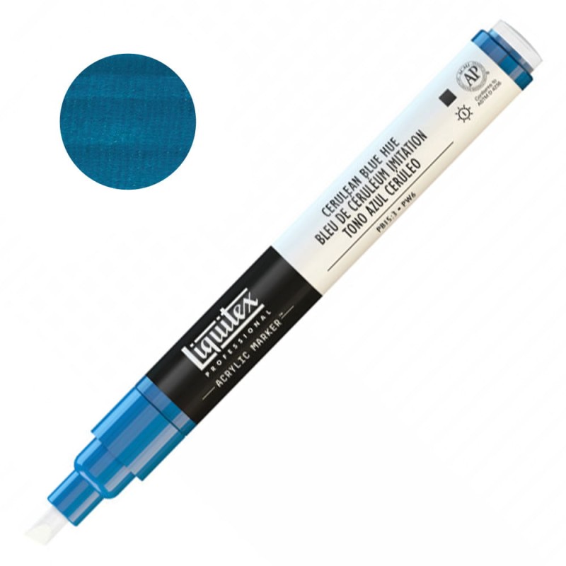 Liquitex Paint Marker 2 mm - 0470 Cerulean blue hue