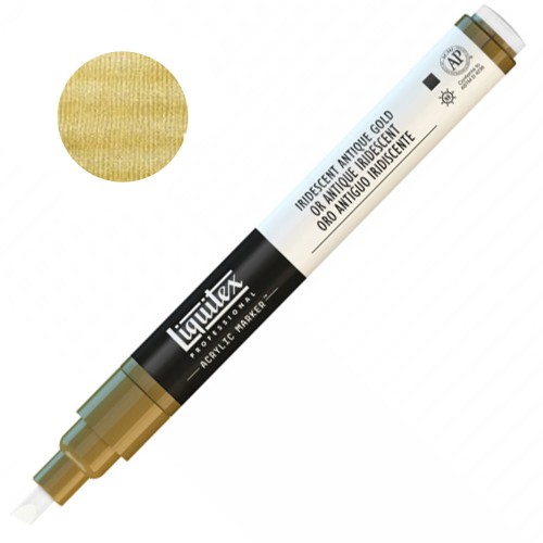 Pisak akrylowy Liquitex Paint Marker 2 mm - 0237 Iridescent antique gold