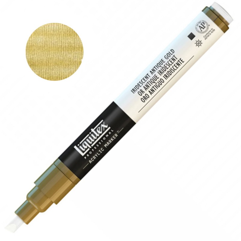 Liquitex Paint Marker 2 mm - 0237 Iridescent antique gold