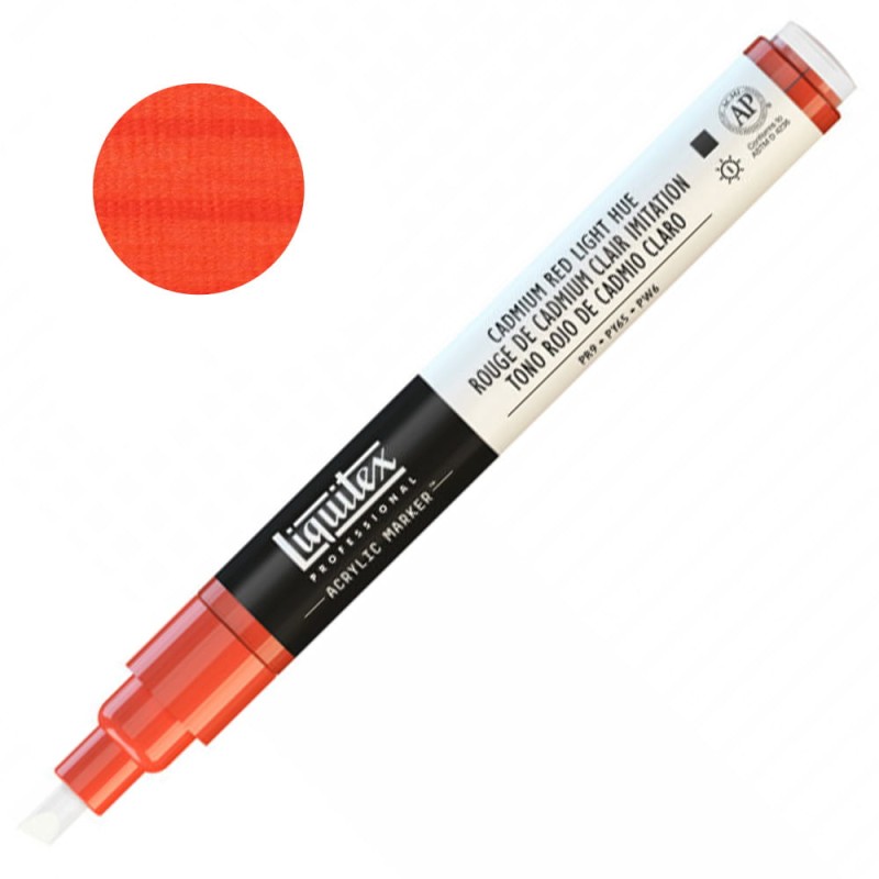 Liquitex Paint Marker 2 mm - 0510 Cadmium red light hue