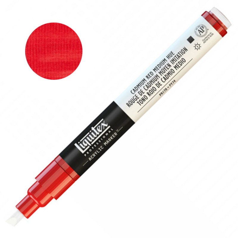 Liquitex Paint Marker 2 mm - 0151 Cadmium red medium hue