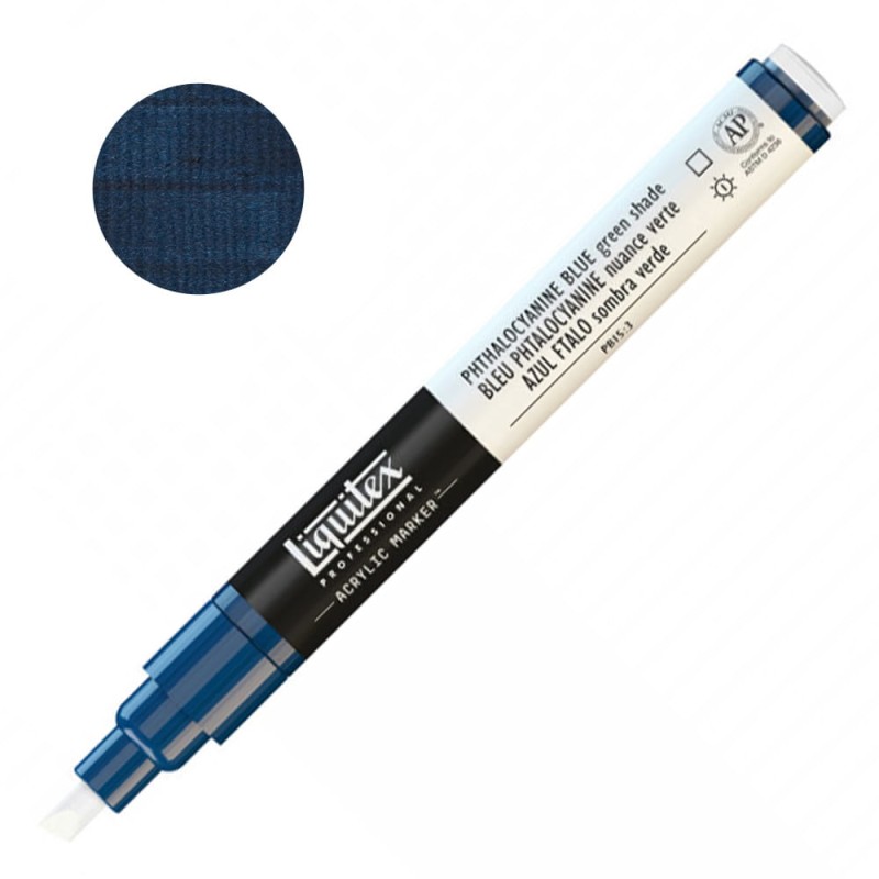 Liquitex Paint Marker 2 mm - 0316 Phthalocyanine blue