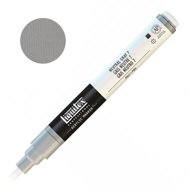 Liquitex Paint Marker 2 mm - 7599 Neutral gray 7