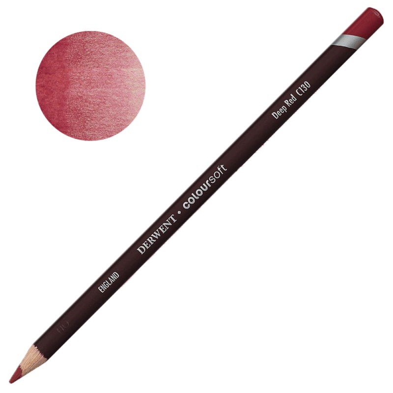 Kredka Derwent Coloursoft - C130 Deep red