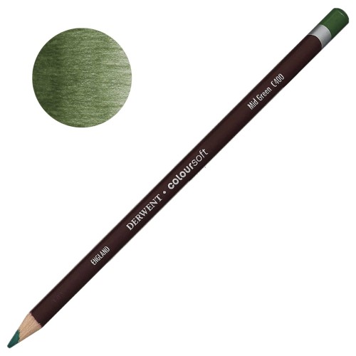 Kredka Derwent Coloursoft - C400 Mid Green