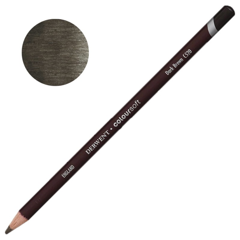 Kredka Derwent Coloursoft - C520 Dark brown