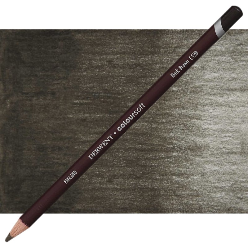Kredka Derwent Coloursoft - C520 Dark brown