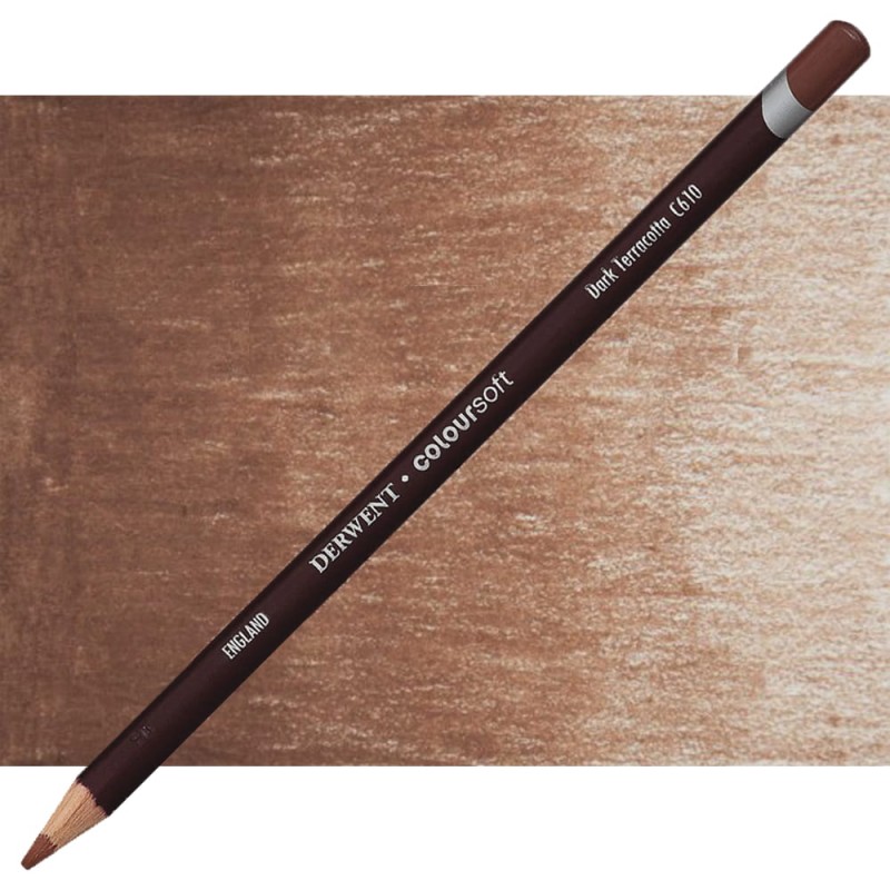 Kredka Derwent Coloursoft - C610 Dark terracotta