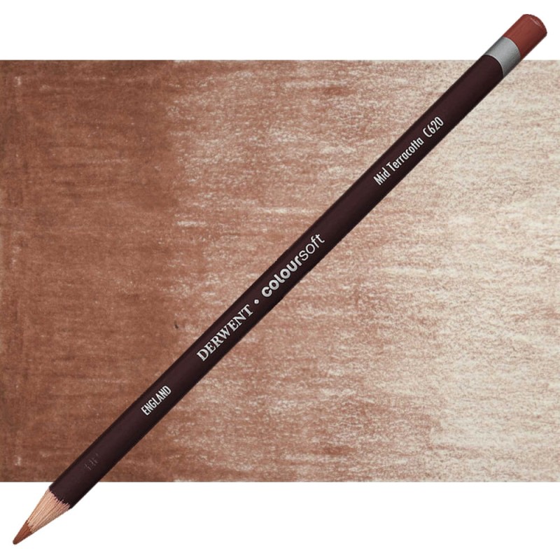 Kredka Derwent Coloursoft - C620 Mid terracotta