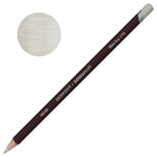 Kredka Derwent Coloursoft - C710 White grey