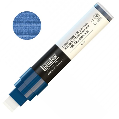 Pisak akrylowy Liquitex Paint Marker 15 mm - 0316 Phthalocyanine blue (green shade)
