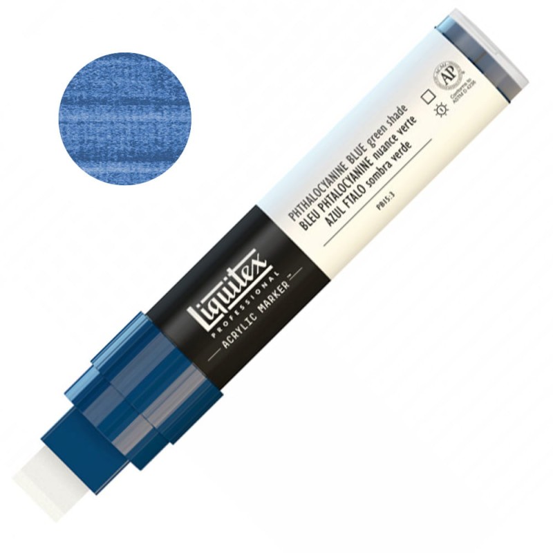 Pisak akrylowy Liquitex Paint Marker 15 mm - 0316 Phthalocyanine blue (green shade)