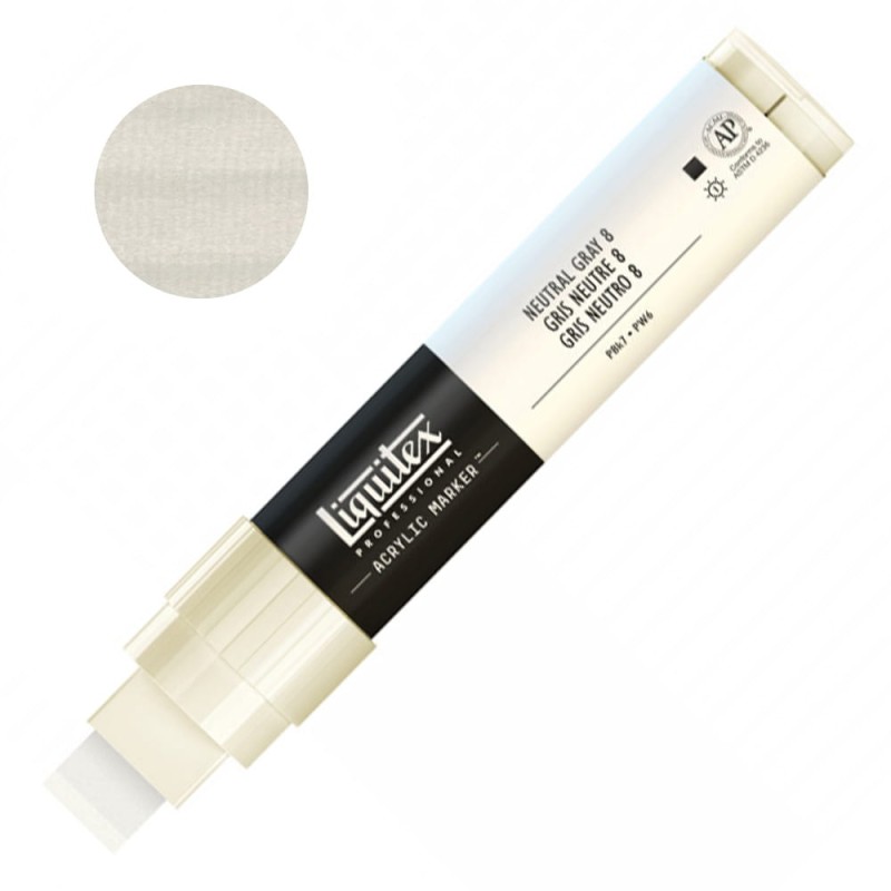 Liquitex Paint Marker 15 mm - 8599 Neutral gray 8