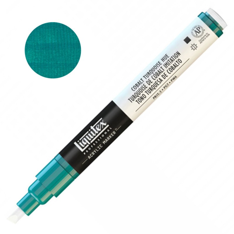 Liquitex Paint Marker 2 mm - 0169 Cobalt turquoise hue