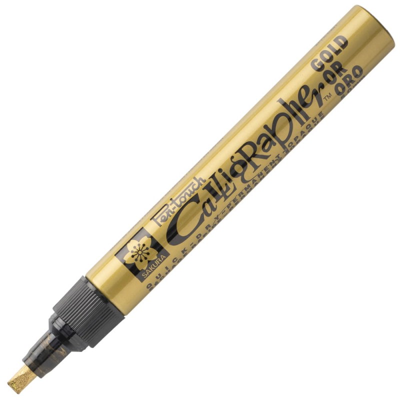 Marker olejny Calligrapher Pen Touch Sakura - 5 mm Gold