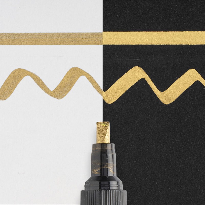 Marker olejny Calligrapher Pen Touch Sakura - 5 mm Gold