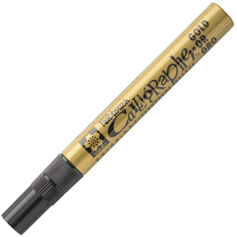 Marker olejny Calligrapher Pen Touch Sakura - 5 mm Gold