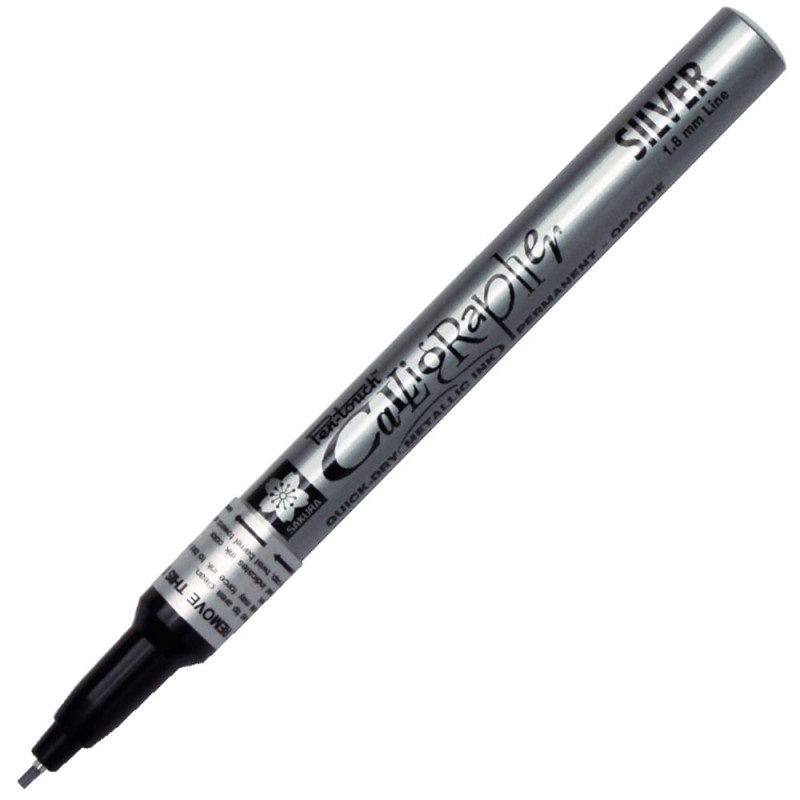 Marker olejny Calligrapher Pen Touch Sakura - 1,8 mm Silver