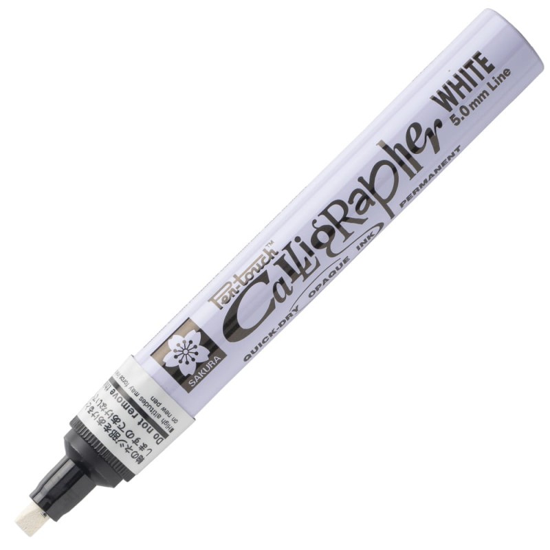 Marker olejny Calligrapher Pen Touch Sakura - 5 mm White