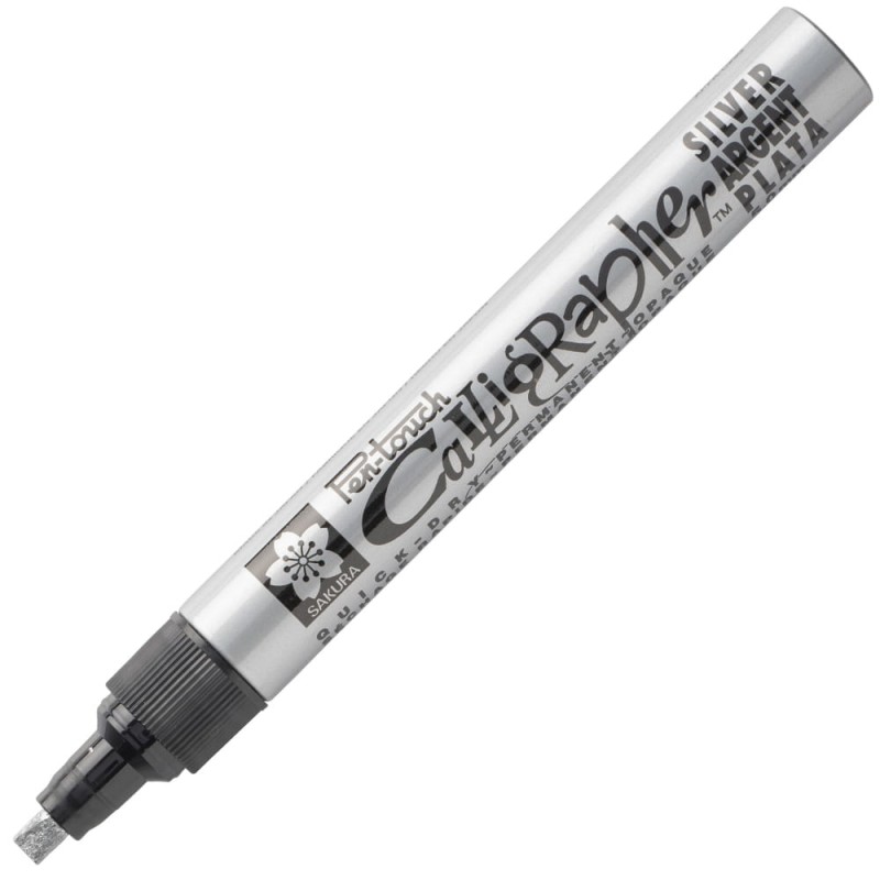 Marker olejny Calligrapher Pen Touch Sakura - 5 mm Silve