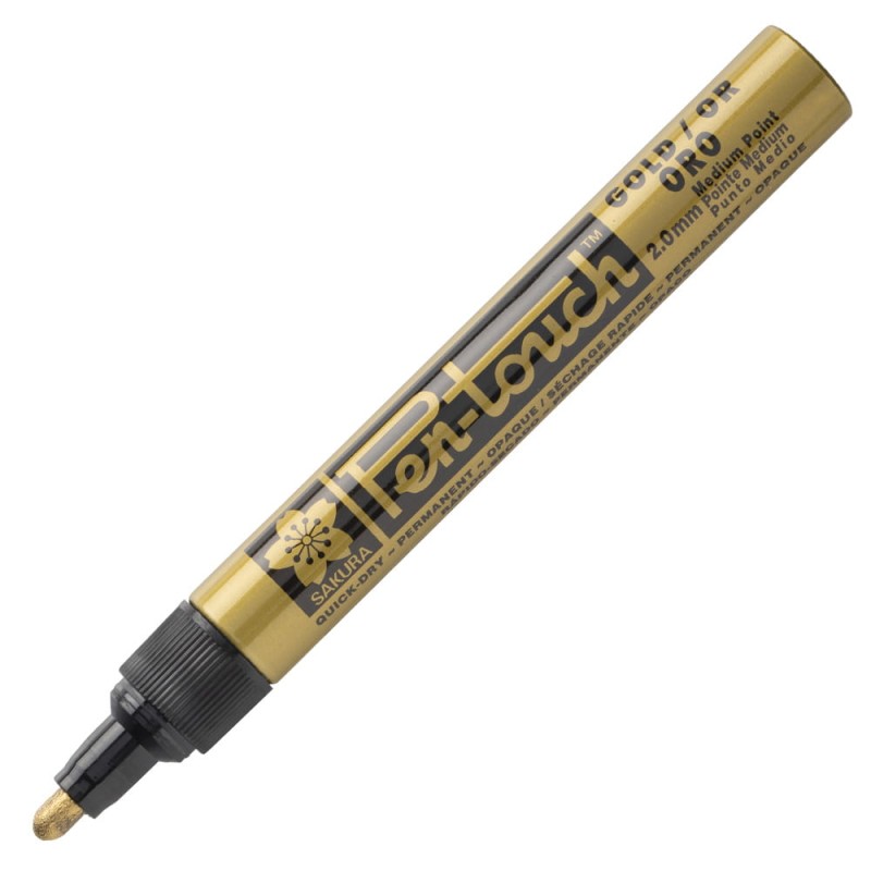 Marker olejny Pen-Touch Sakura - 2 mm Gold