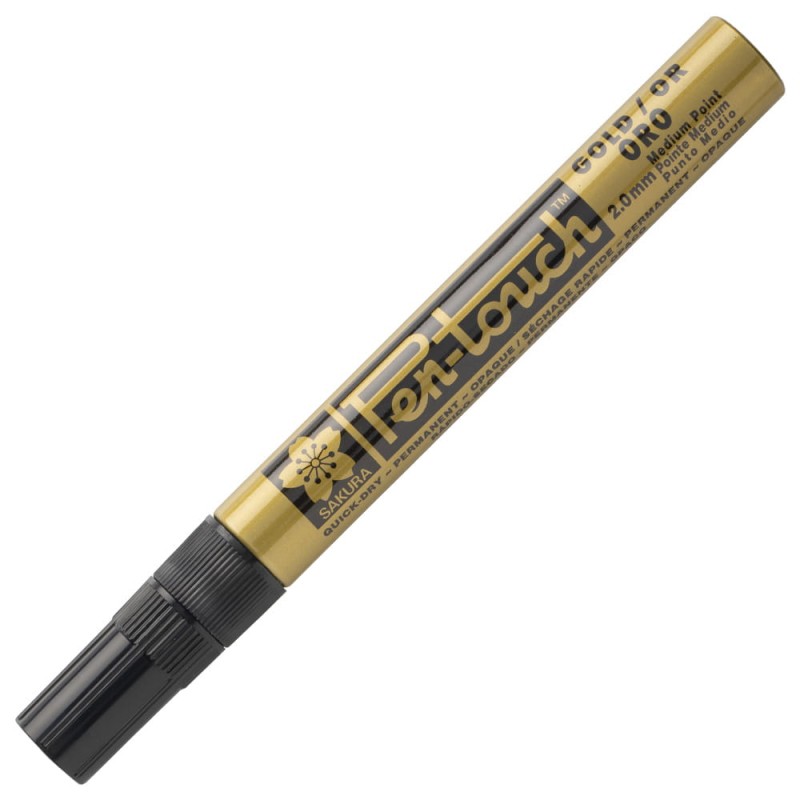 Marker olejny Pen-Touch Sakura - 2 mm Gold