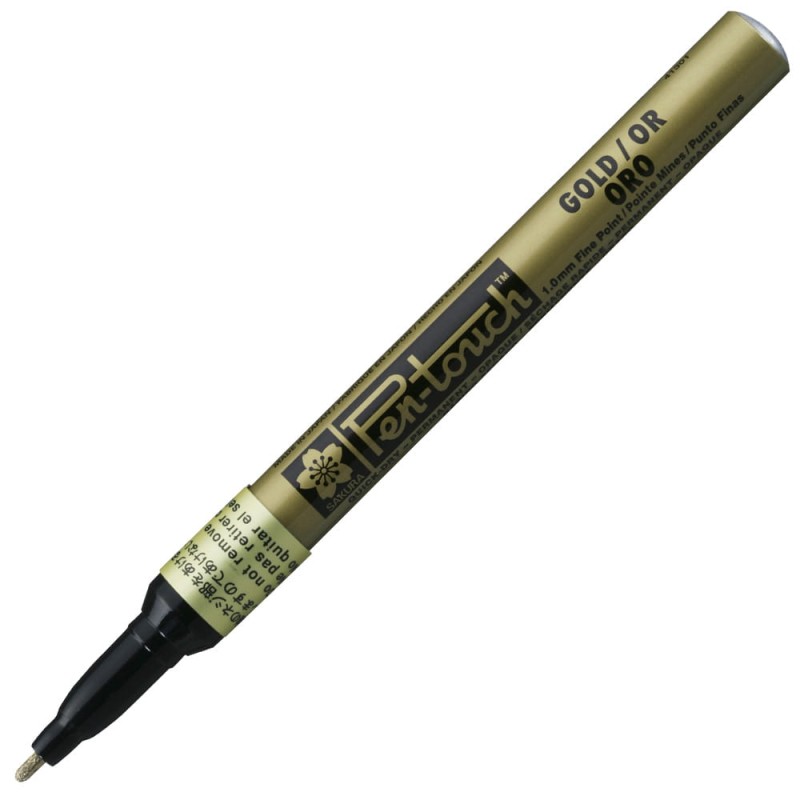 Marker olejny Pen-Touch Sakura - 1 mm Gold