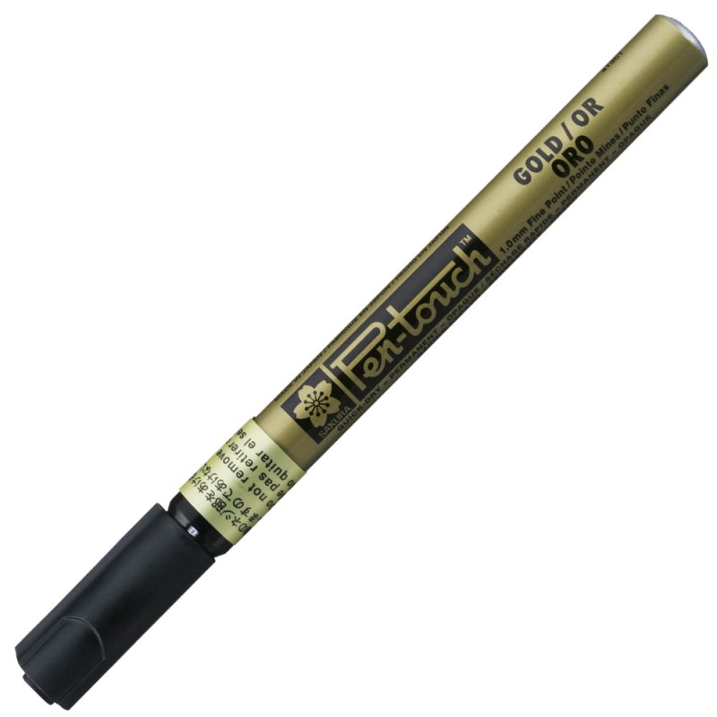 Marker olejny Pen-Touch Sakura - 1 mm Gold