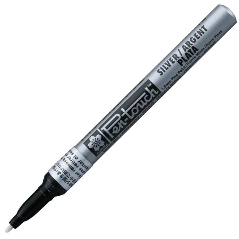Marker olejny Pen-Touch Sakura - 1 mm Silver
