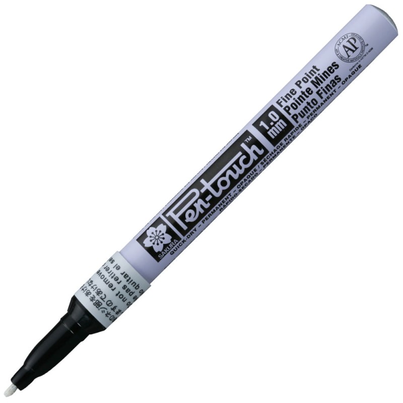 Marker olejny Pen-Touch Sakura - 1 mm White