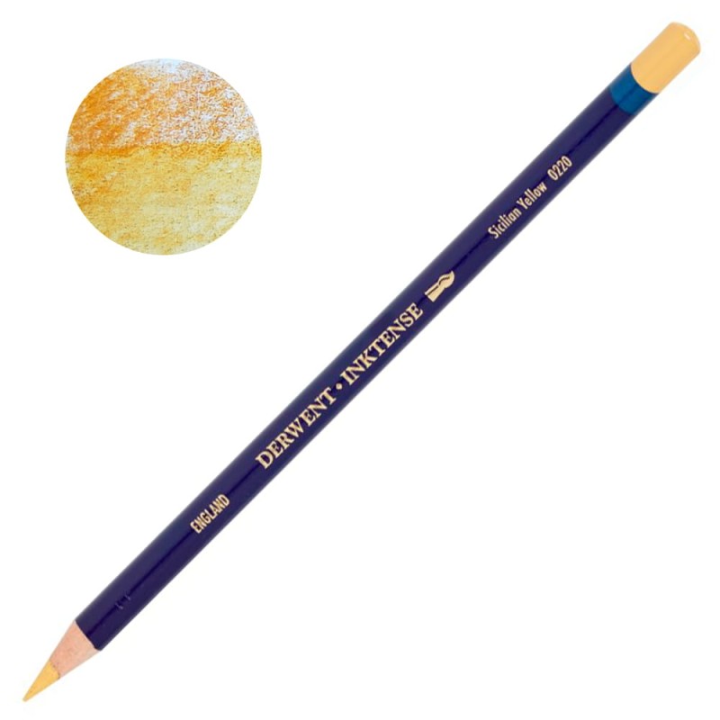 Kredka tuszowa Derwent Inktense - 0220 Sicilian yellow