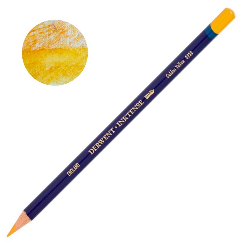 Kredka tuszowa Derwent Inktense - 0230 Gold yellow