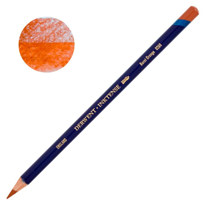 Kredka tuszowa Derwent Inktense - 0260 Burnt orange