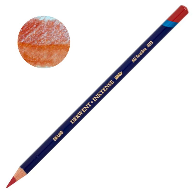 Kredka tuszowa Inktense Derwent - 0310 Mid Vermilion