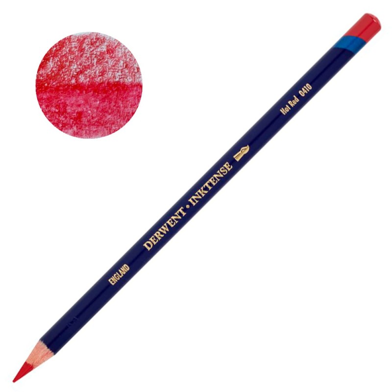 Kredka tuszowa Derwent Inktense - 0410 Hot red