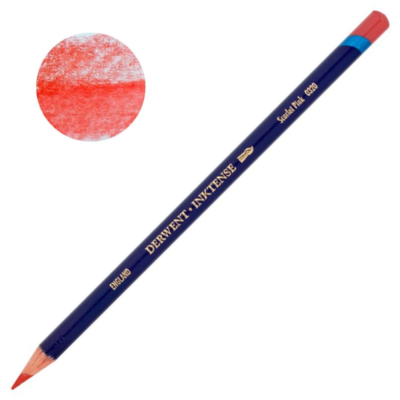 Kredka tuszowa Derwent Inktense - 0320 Scarlet pink