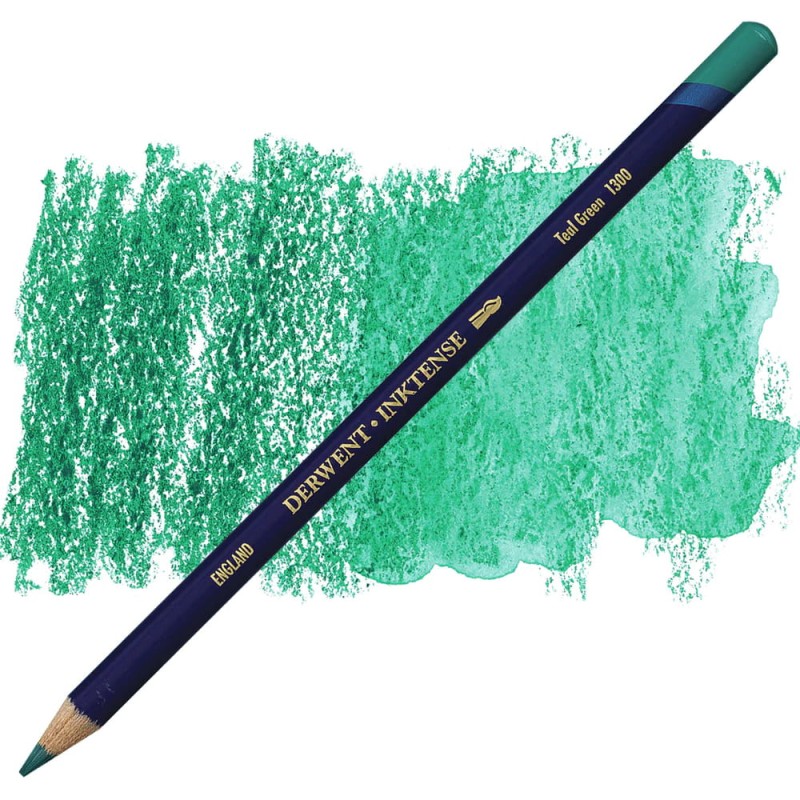 Kredka tuszowa Derwent Inktense - 1300 Teal green