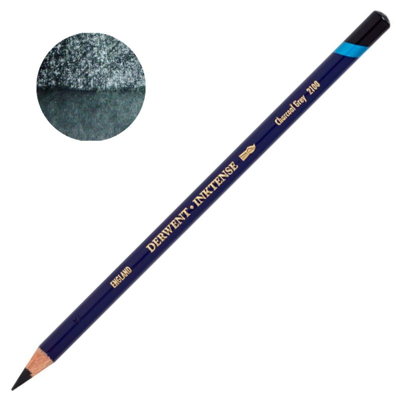 Kredka tuszowa Derwent Inktense - 2100 Charcoal grey