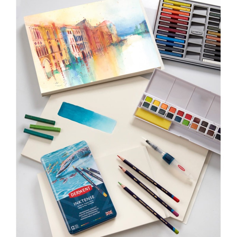 Kredka tuszowa Derwent Inktense - 2300 Antique white