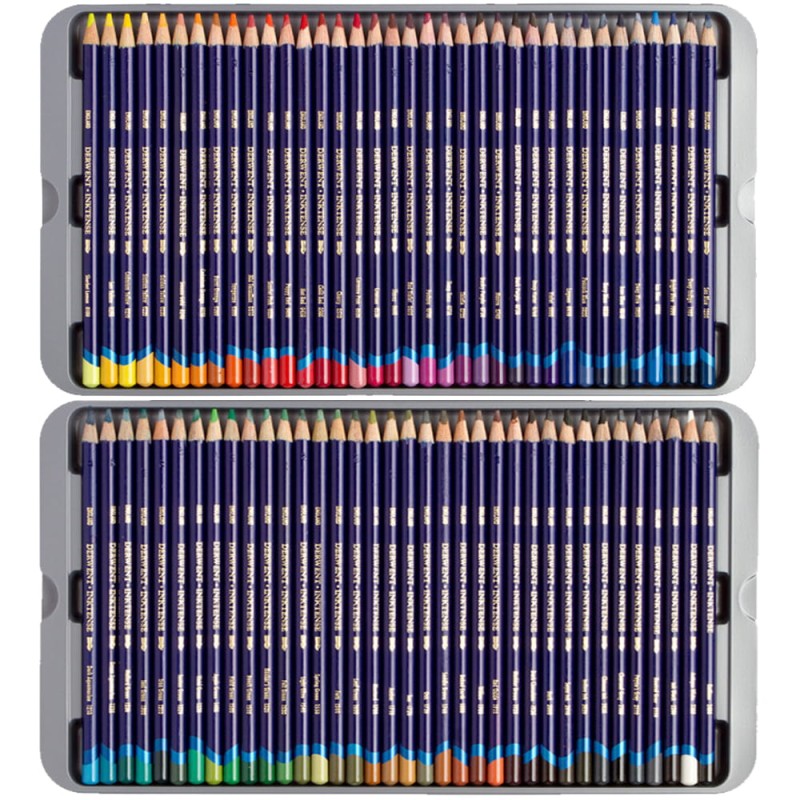 Zestaw kredek tuszowych Derwent Inktense - 72 szt.