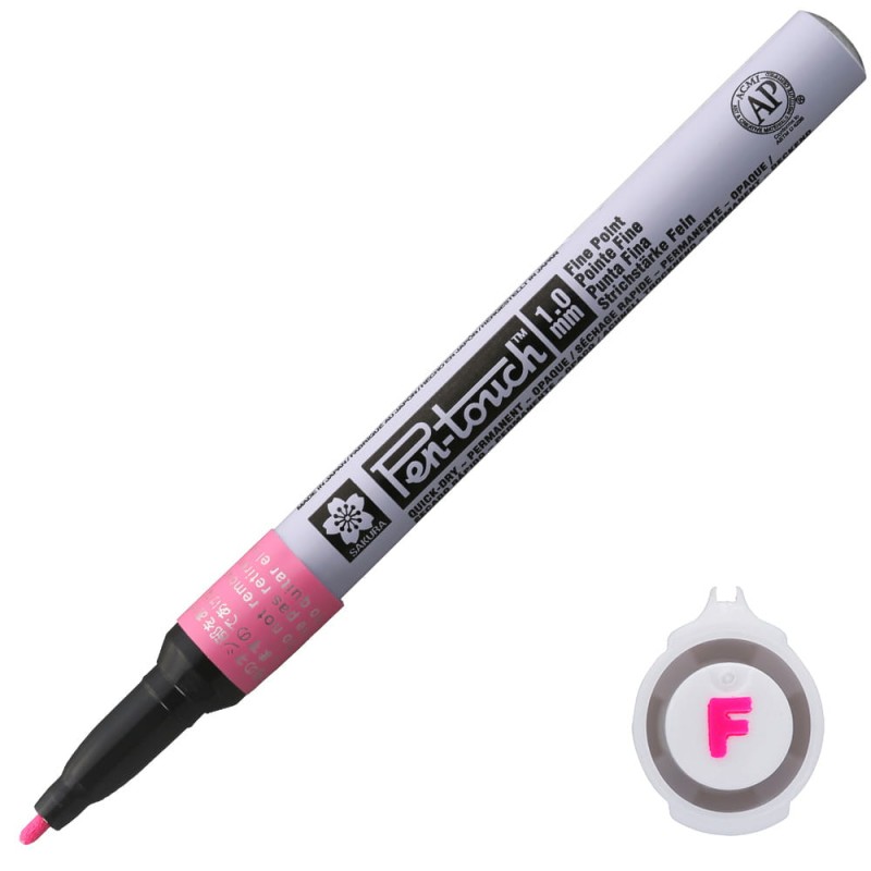 Marker olejny Pen-Touch Sakura - 1,00 mm Fluo Pink