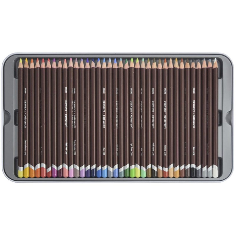 Zestaw kredek Derwent Coloursoft - 36 szt.