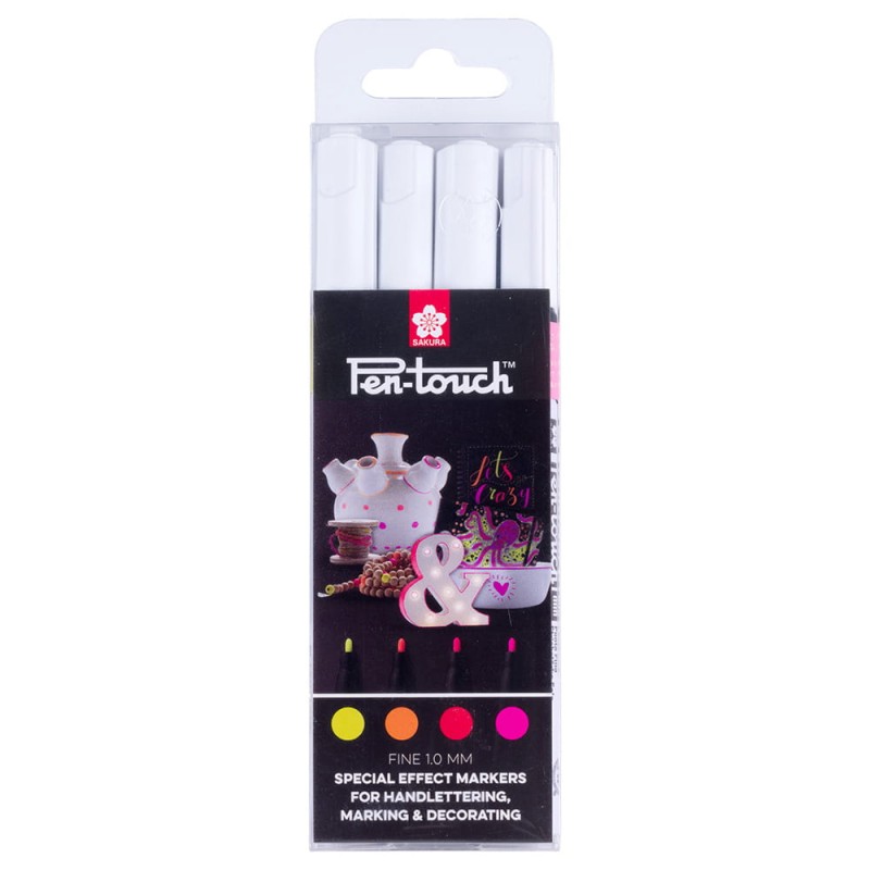Zestaw markerów Pen-Touch Fluorescent Set 1 mm 4 szt,.jpg