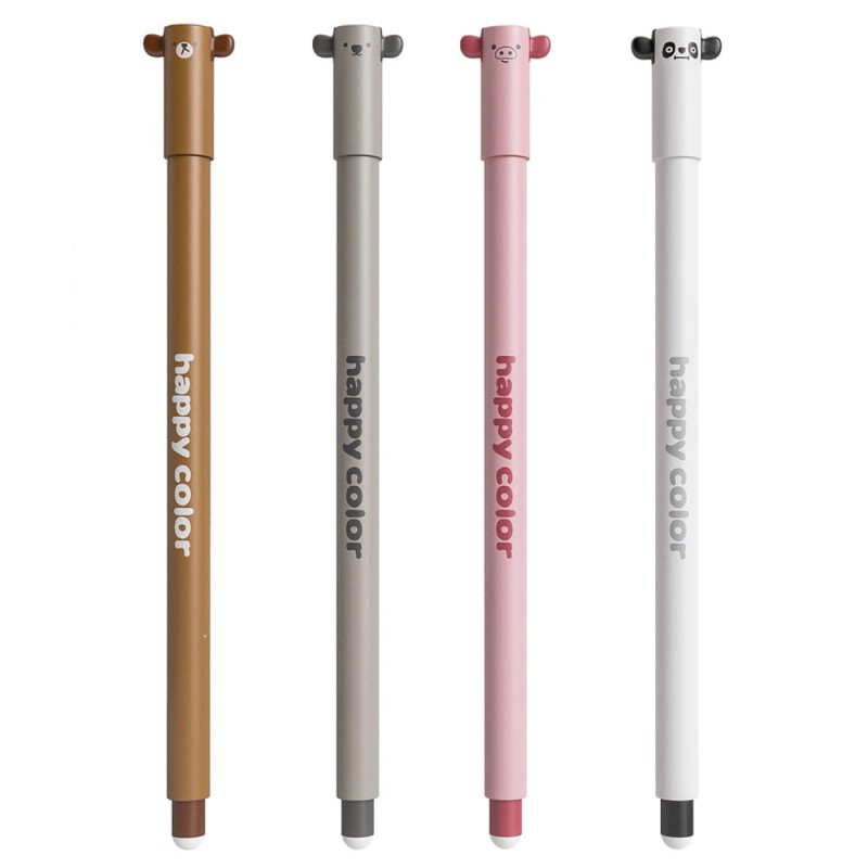 Długopis wymazywalny "Uszaki" Happy Color  0.5 mm - niebieski