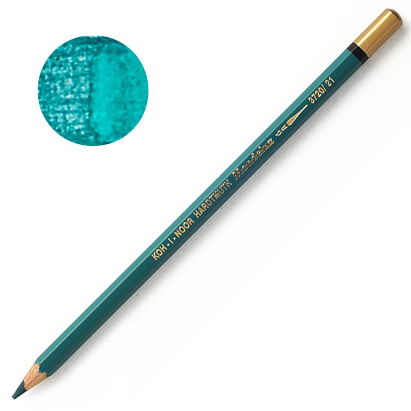 Kredka akwarelowa Koh-I-Noor Mondeluz - 21 Bluish green