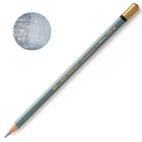 Kredka akwarelowa Koh-I-Noor Mondeluz - 34 Light bluish grey