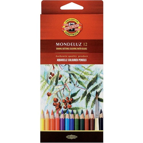 Zestaw kredek akwarelowych Koh-I-Noor Mondeluz - 12 szt.