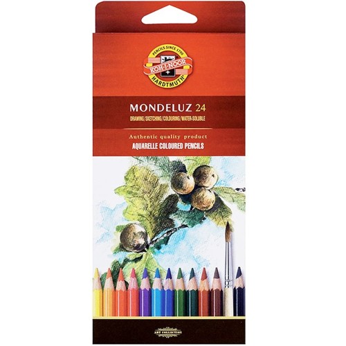 Zestaw kredek akwarelowych Koh-I-Noor Mondeluz - 24 szt.